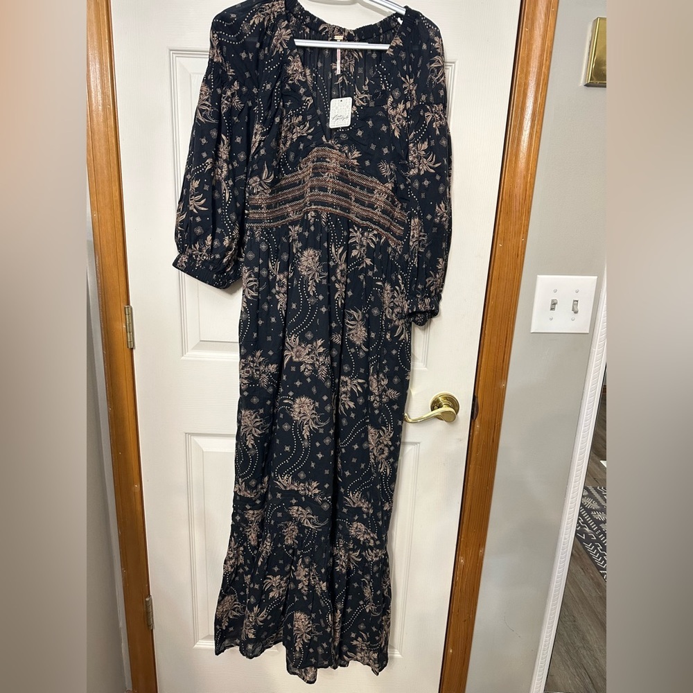 Free People Golden Hour Maxi Dress in Black - Picture 7 of 10